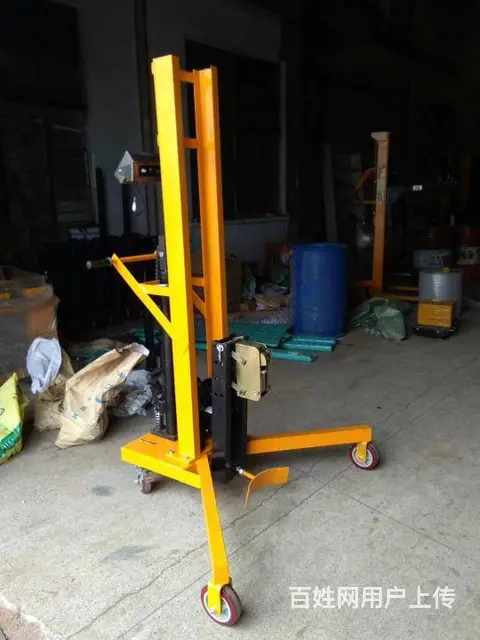 大连油桶倒料车倒料器堆高车手推液压油桶车油桶吊具 - 图片 3