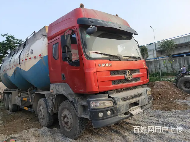 湛江13年柳汽水泥罐车，驾驶楼原装，轮胎漂亮 - 图片 6