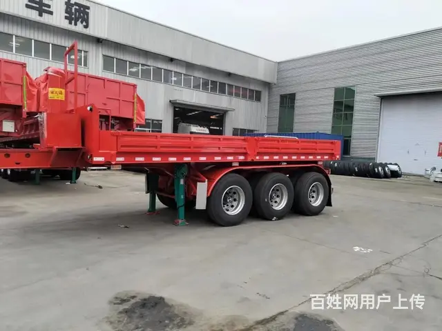 全新7.5米集装箱运输专用后翻自卸半挂车 - 图片 6