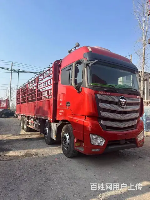 二手福田欧曼9.6米仓栏载货车 前四后八 国五包提 - 图片 2