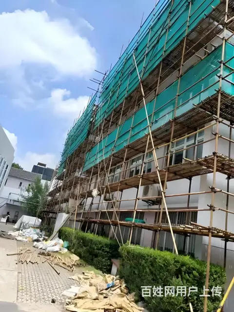 苏州市老旧厂房改造外墙钢管脚手架搭设 - 图片 4