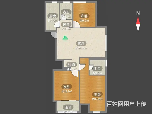新上常发豪郡3室2厅房东诚心出售看中可谈 - 图片 11