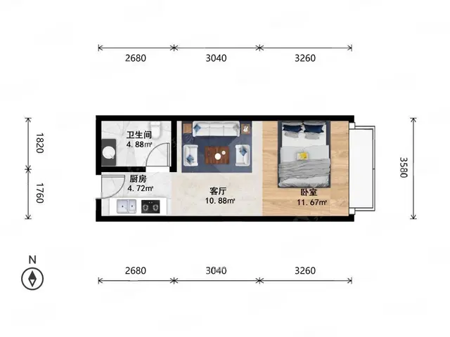 火车东站 可住家可 四地铁 性价比高 - 图片 7