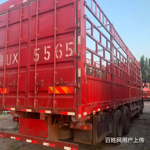 转让二手解放高栏载货车前四后八9米6自动档国五 - 图片 6