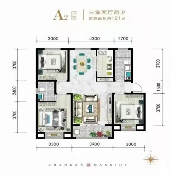长安府全系18层小高   花同样的钱享品质社区 - 图片 1