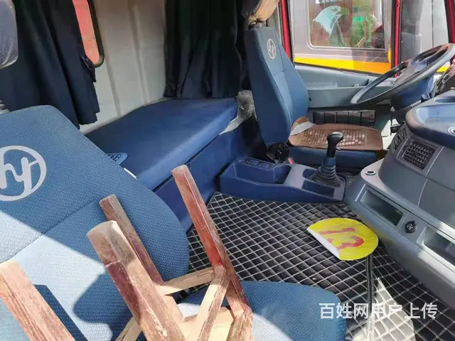 国五后八轮自卸350马力5米8货厢红岩杰狮 - 图片 12