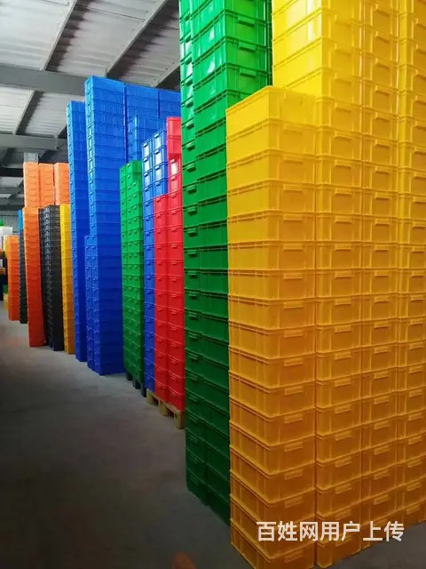 抚顺塑料筐,塑料箱,工业周转箱,错位筐,零件盒 - 图片 11