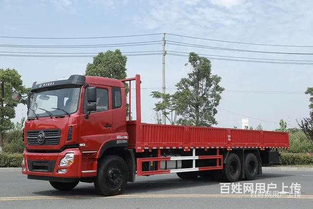 国六后八轮9.6米平板货车 平板式 车到付款无风险 - 图片 4