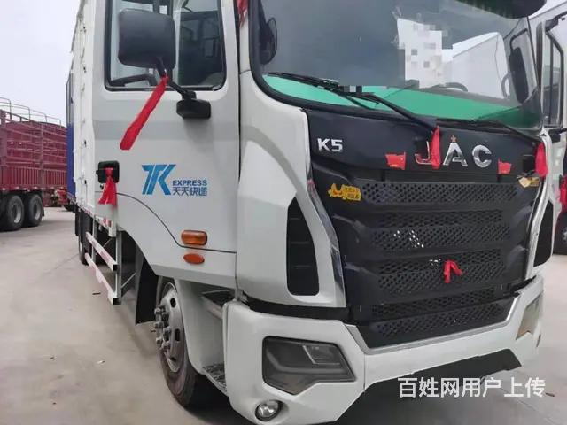 国五江淮单桥厢式车180马力7米8货厢 - 图片 2