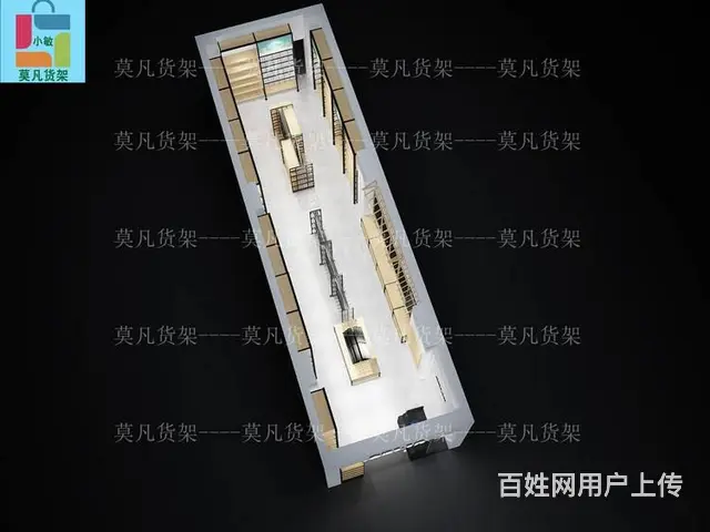 十元百货店中岛柜展示道具全店输出-浙江三福店货架 - 图片 9