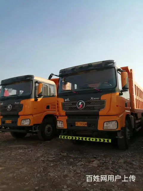 两台6个月 德龙X3000后八轮自卸车 400马力 - 图片 1