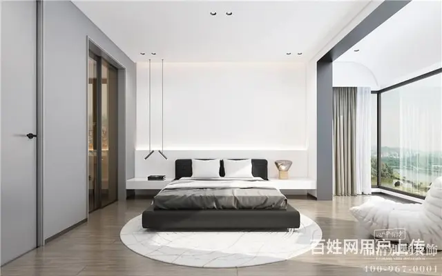 现代简约风格200平米别墅装修案例 - 图片 4