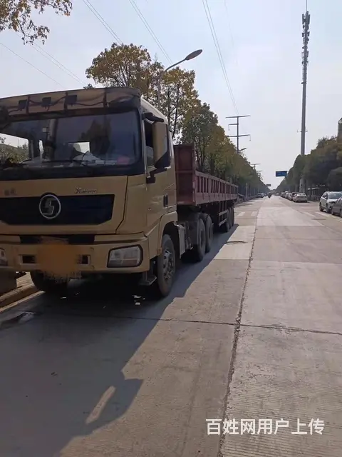 低价出售陕汽德龙重型拖头和挂车 - 图片