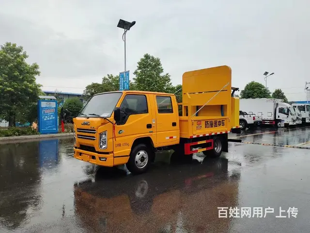 江铃顺达双排座防撞缓冲车高速匝口车辆失控防撞缓冲车全国包送车 - 图片 2
