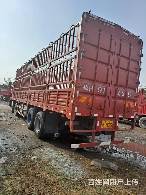 转让二手9.6米高栏载货车 420马力 前四后八 - 图片 4