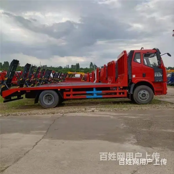 解放J6单桥挖机拖板车平板车 特价现车供应 - 图片 4