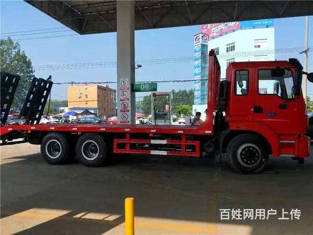 程力平板车厂家 东风后双桥六缸发动机平板车 - 图片 8