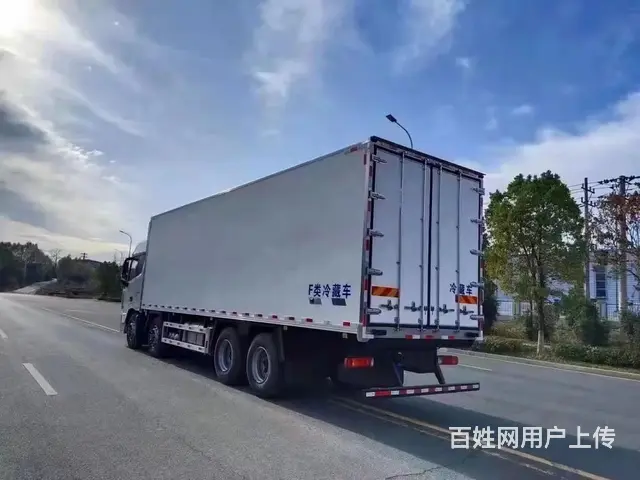 福田欧曼9米6前四后八冷藏车 自动挡冷链运输车 - 图片 10