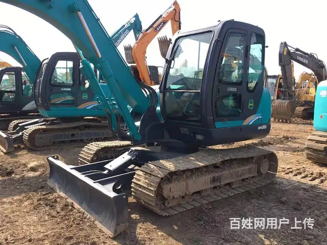低价出售一台二手挖掘机山河80精品车况全国包送 - 图片 2