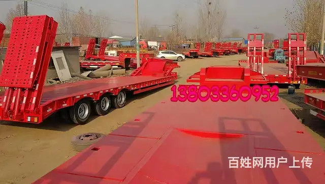 出售挖掘机运输拖板车，专业制造各种规格的板车 - 图片 2