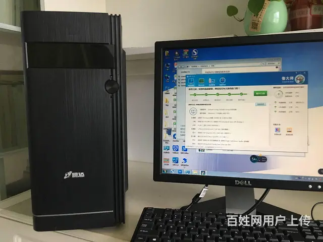 可送货，独显台式机 4G1千G 送键盘鼠标等，保修 - 图片 1