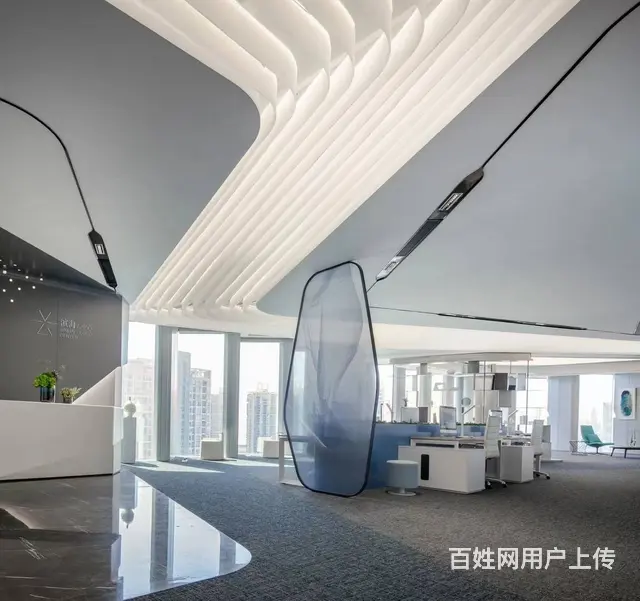 淄博张店办公空间设计效果图 - 图片 6