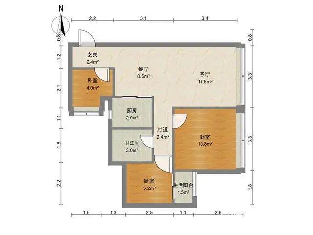 燕都花园 近供北 精装南向三房小区环境好仅售225万 - 图片 10