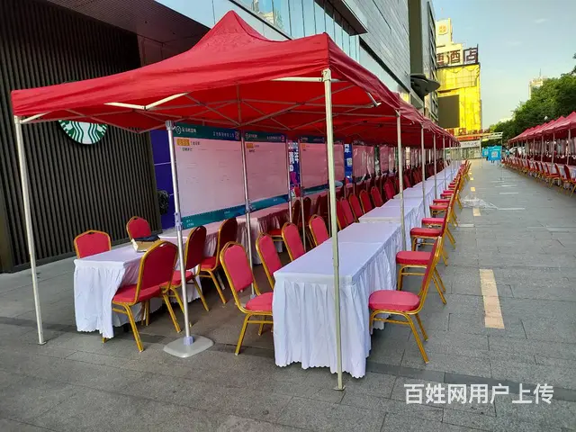 洛阳帐篷桌子椅子舞台桁架音响供应，led大屏显示屏 - 图片 1