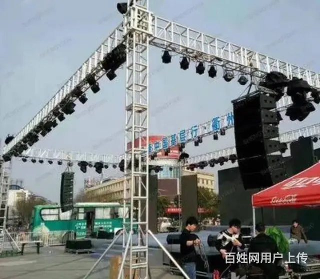 海口庆典物料租赁 舞台搭建 音响灯光大屏丽屏租赁 - 图片 1