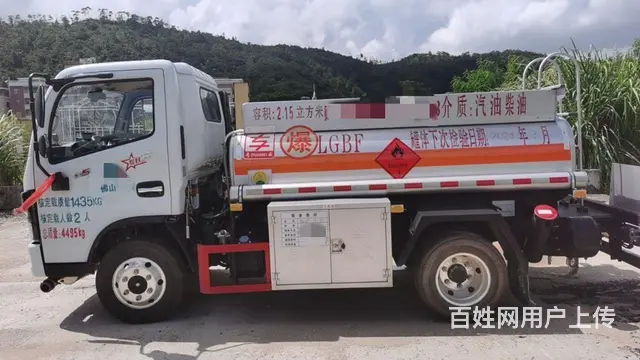 二手23年东风多利卡蓝牌油罐车带加油机价格便宜 - 图片 2