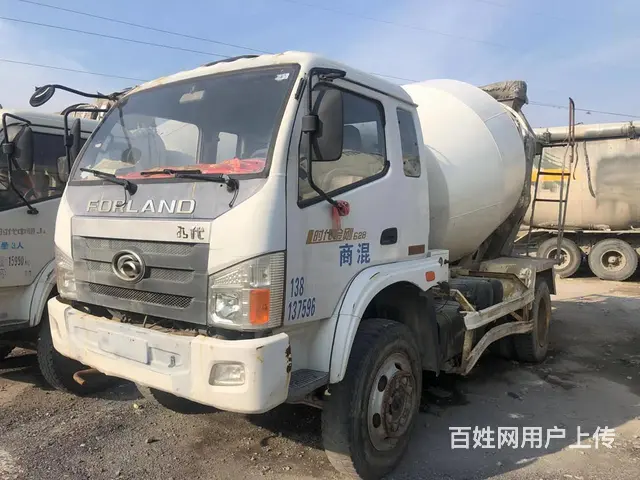废铁价格处理9台15年6方时代单桥水泥搅拌罐车 - 图片 2