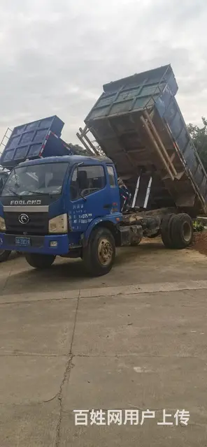 2014年6月4米2福田629自卸车，原版原漆 - 图片 3
