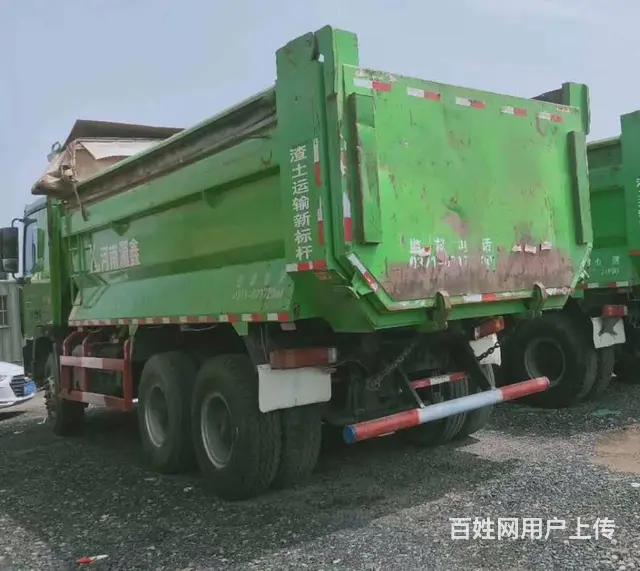 18年二手欧曼后八轮自卸车5.8米大箱，带自动篷布 - 图片 2
