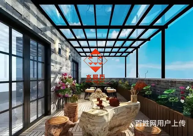 淄博阳光房设计阳光房效果图屋顶阳光房露台阳台阳光房 - 图片 3