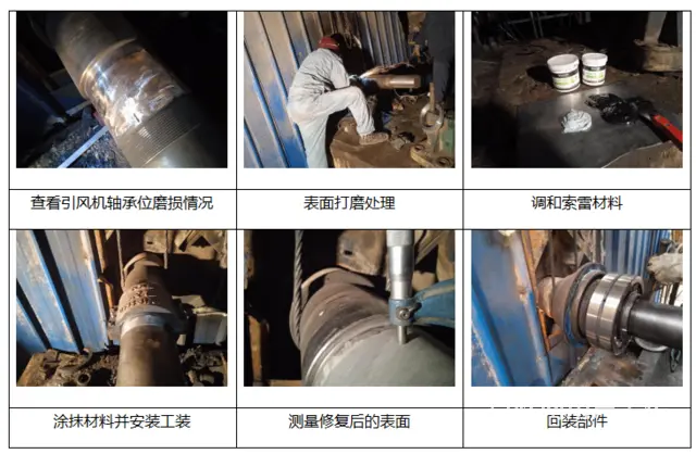 引风机轴承位磨损既快又省的修复方法 - 图片