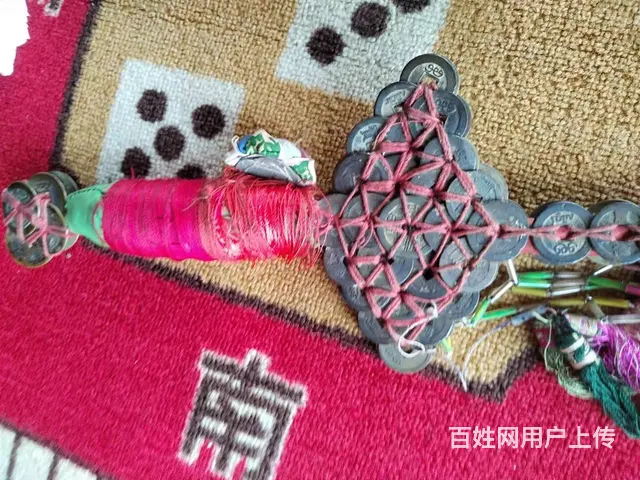 道家镇风水铜钱剑 五帝钱 - 图片 2