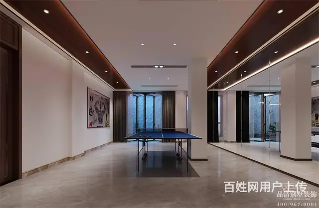 新中式风格800平米常州自建别墅装修案例 - 图片 7