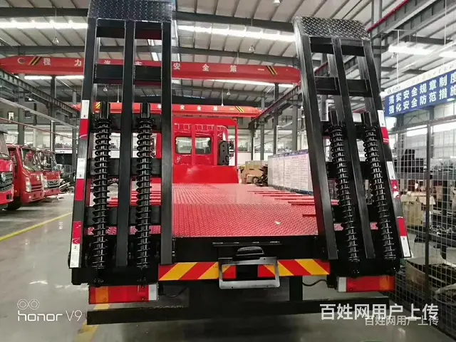 买东风后八轮 拖挖机钩机平板车 厂家地址联系电话 - 图片 3