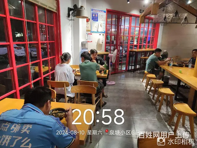泉塘大型成熟小区与工厂围绕旁十字路口临街餐馆 - 图片 2