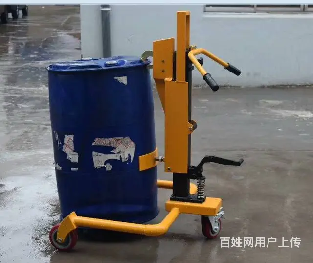 大连油桶倒料车倒料器堆高车手推液压油桶车油桶吊具 - 图片 4
