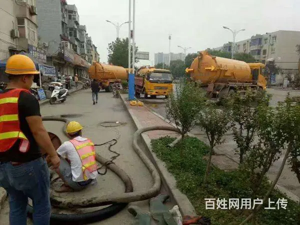 漕桥抽化粪池下水井，高压清洗管道市政管道清淤 - 图片 2
