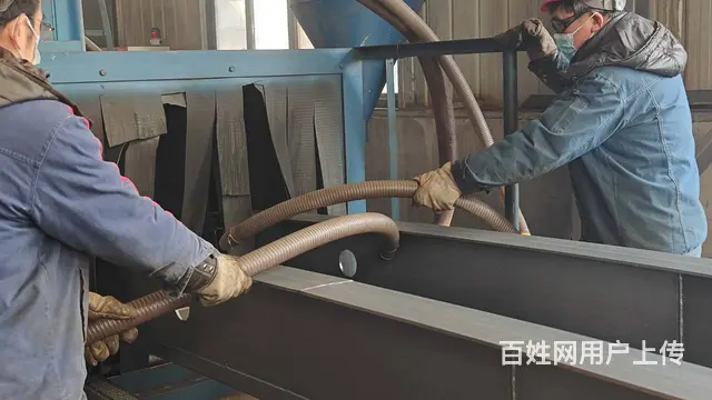 河南焦作钢膜生产厂家喷砂除锈 - 图片