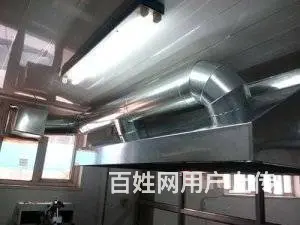 昆山开发区学校单位食堂油烟机清洗，油烟管道清洗 - 图片 3