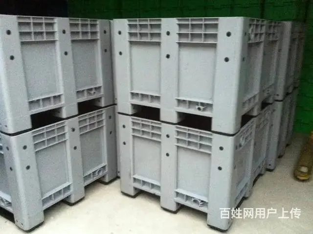 二手塑料箱二手保温箱冷冻盒鸡蛋塑料筐斜插周转箱颠倒 - 图片 2
