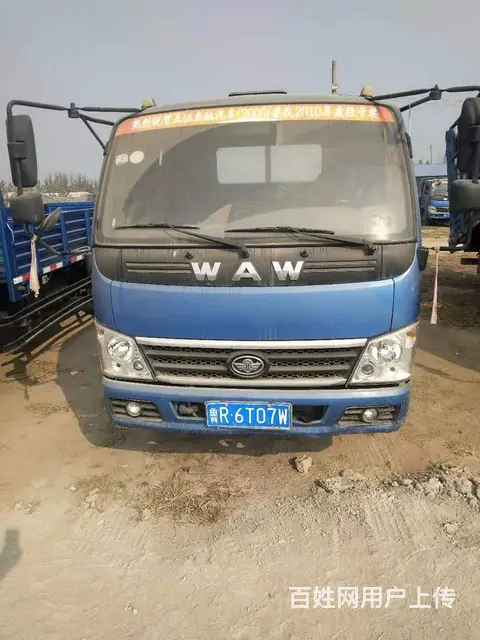 急售二手奥驰六轮平板载货车 4米大箱 国四排放 - 图片 1