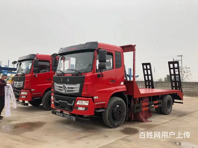 150挖机拖车板车东风单桥平板车4米2短轴距可选 - 图片 3