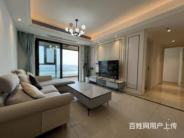 金茂府新出3房2卫 超大阳台 全景落地窗 高层看湖 - 图片 1