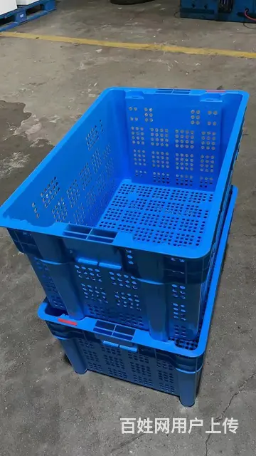 沈阳塑料箱错位箱周转塑料筐卡板箱斜插箱EU箱折叠筐 - 图片 4