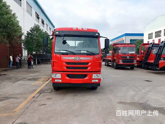 解放龙V平板车拉15吨挖机首选厂家直销现车充足 - 图片 3