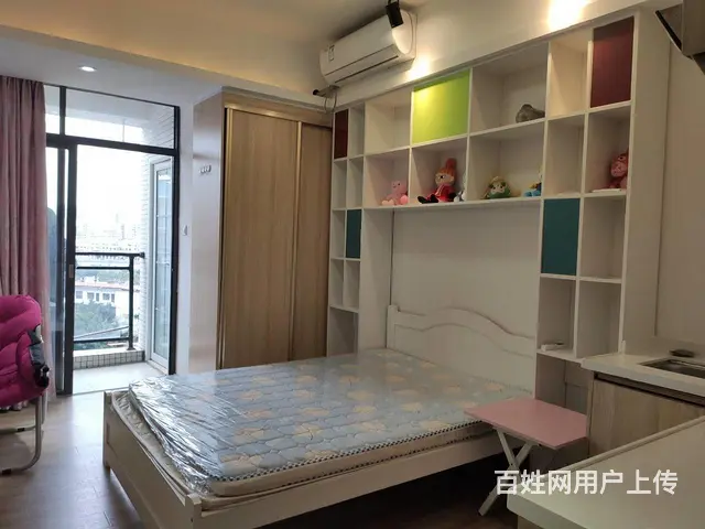 金港湾。电梯单身公寓，隔江望东街，家私家电齐全，拎包入住。 - 图片 1